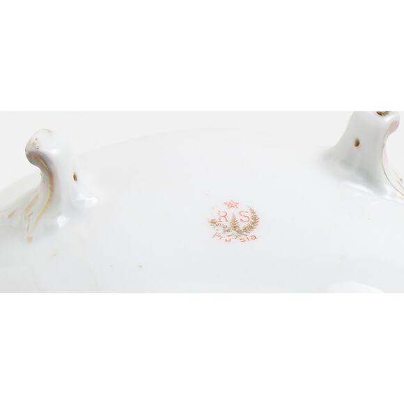VINTAGE RS PRUSSIA THREE FOOTED BOWL - Picture 3 of 5
